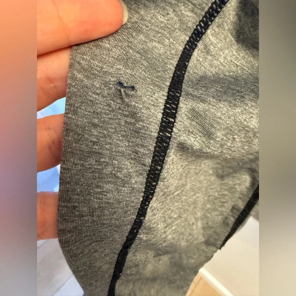 Nike Pro Dri Fit Fitted Men's Gray Long Sleeve Workout Fitness Gym Tee XXL